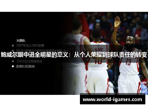 鲍威尔眼中进全明星的意义：从个人荣耀到球队责任的转变